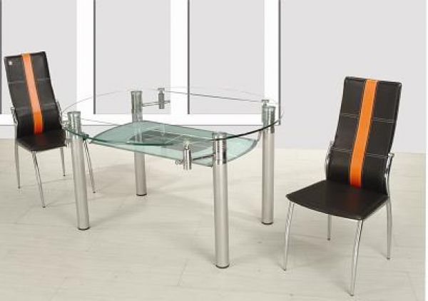 Glass Oval Dining Table