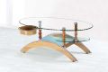 Oval Glass Coffee Table