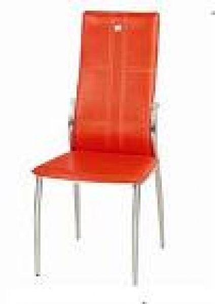orange dining chair