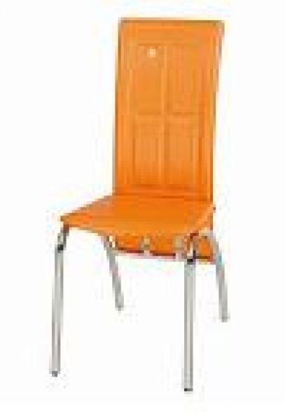 orange dining chair
